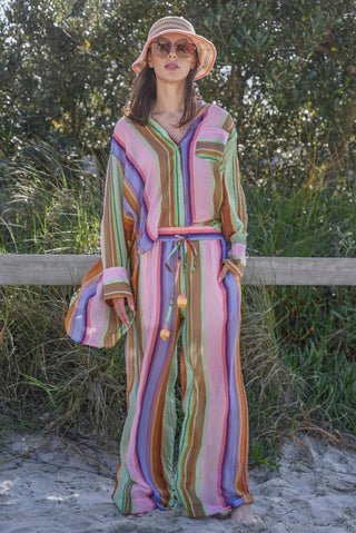 Seville Strolls  Trouser - Candy Stripe | Cooper