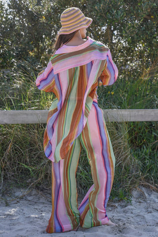 Seville Strolls  Trouser - Candy Stripe | Cooper