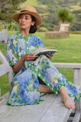 Don't Make Waves Dress – Hydrangea | Curate