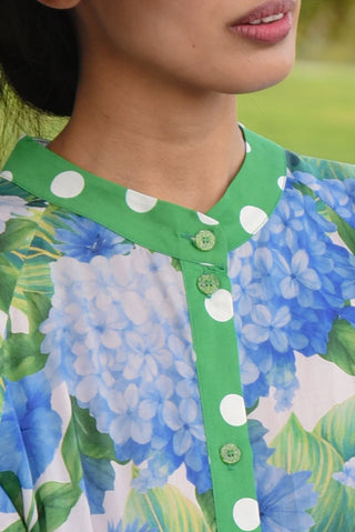 Don't Make Waves Dress – Hydrangea | Curate