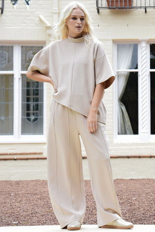 Lounge Effect Top – Bone | Curate