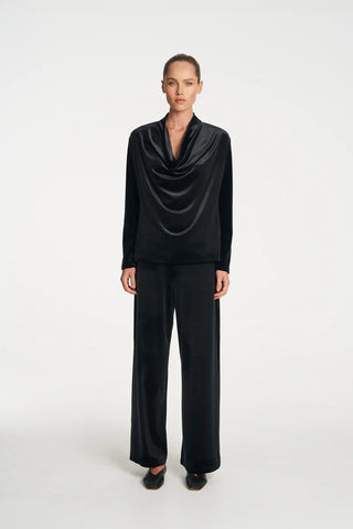 Drape Top - Black | Mela Purdie