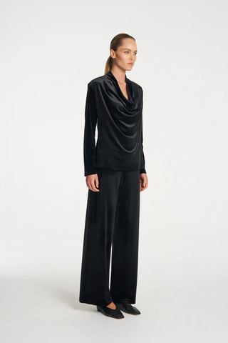 Drape Top - Black | Mela Purdie