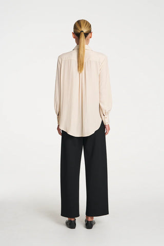 Gathered Blouse - Vanilla | Mela Purdie