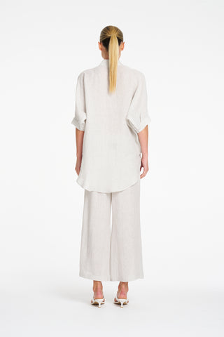 Lino Pant – Stucco | Mela Purdie