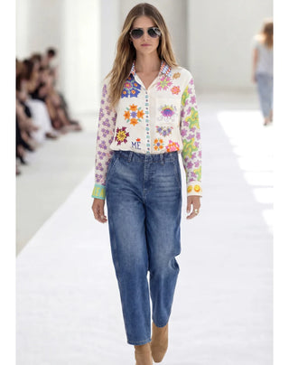 Isabel Printed Shirt - Markers | Me369