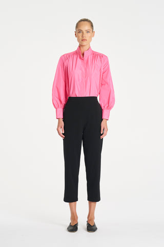 Tapered Flat Pant – Black/Vanilla | Mela Purdie