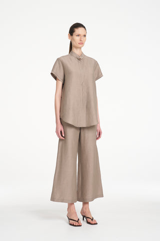 Soft Stand Shirt – Twig | Mela Purdie