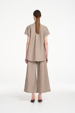 Soft Stand Shirt – Twig | Mela Purdie