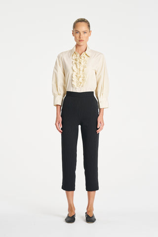 Ruffle Resort Top – Vanilla | Mela Purdie