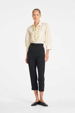 Ruffle Resort Top – Vanilla | Mela Purdie