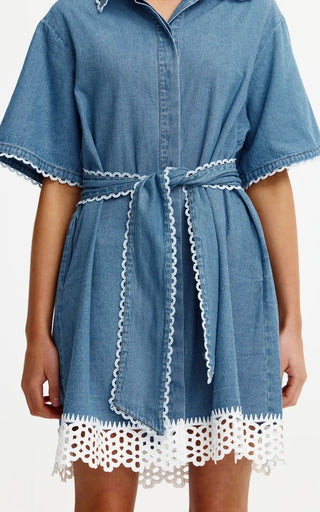 Sierra Mini Dress - Vintage Denim | Kinney