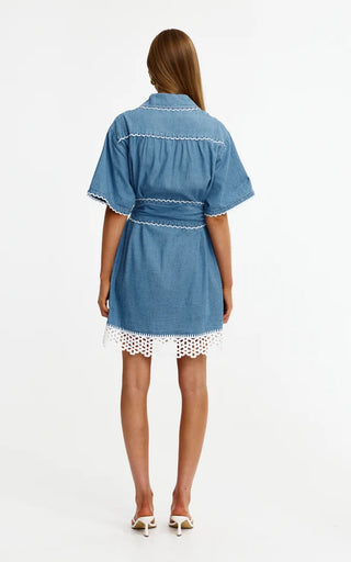 Sierra Mini Dress - Vintage Denim | Kinney