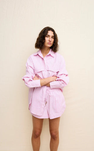Riley Shirt - Pink Stripe