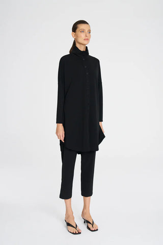 Tab Funnel Jacket - Black | Mela Purdie