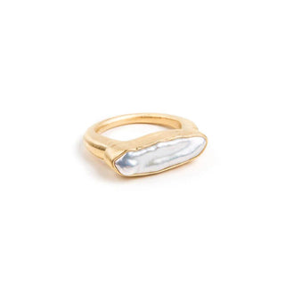 Pearl Bar Ring | Fairley