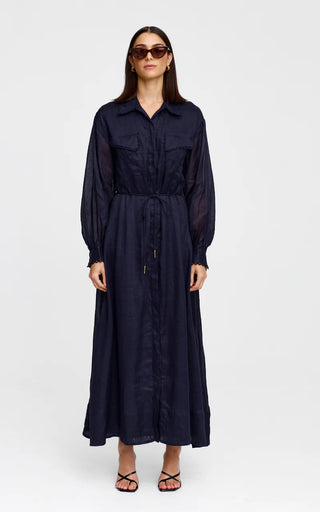 Laurel Dress - Midnight | Kinney