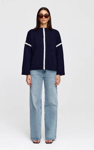 Lottie Knit - Midnight | Kinney