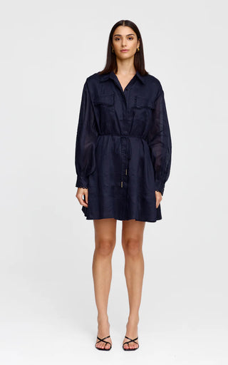 Laurel Mini Dress - Midnight | Kinney