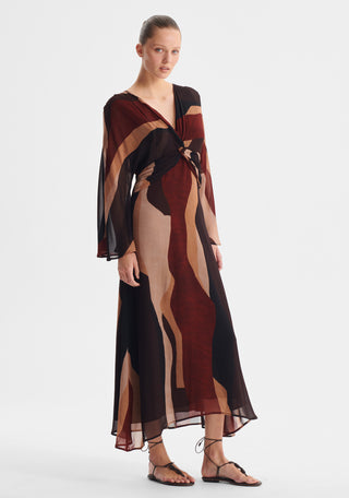 Orla V-Neck Dress - Print | Morrison