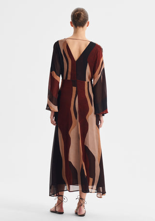 Orla V-Neck Dress - Print | Morrison
