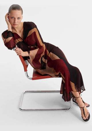 Orla V-Neck Dress - Print | Morrison