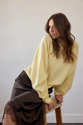 Tavi Cashmere Sweater - Butter | Estilo Emporio