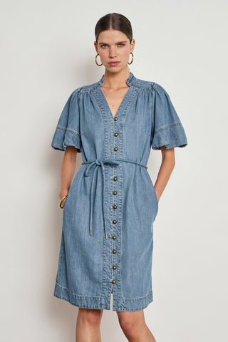 Honor Dress – Mid Wash Denim | Zoe Kratzmann