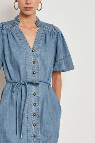 Honor Dress – Mid Wash Denim | Zoe Kratzmann