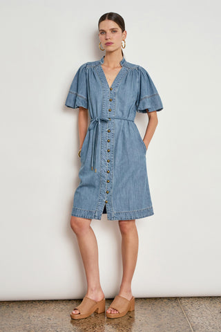 Honor Dress – Mid Wash Denim | Zoe Kratzmann