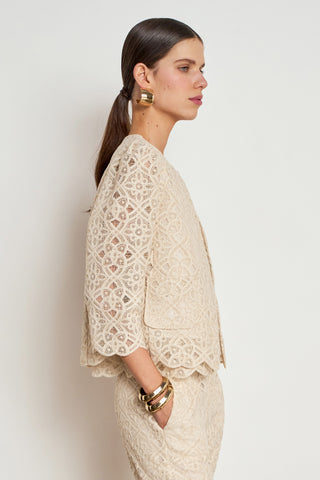 Brief Jacket – Ecru | Zoe Kratzmann