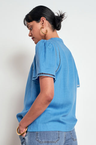 Charm Top – Lagoon | Zoe Kratzmann