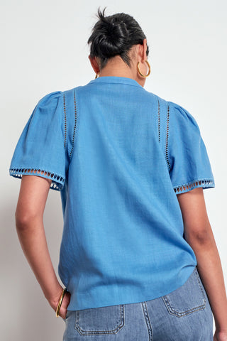 Charm Top – Lagoon | Zoe Kratzmann