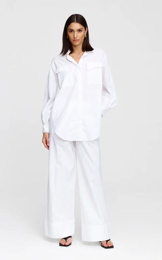 Laurel Shirt - Ivory | Kinney