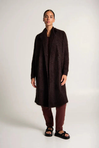 Blanc Coat - merlot | Lounge the Label