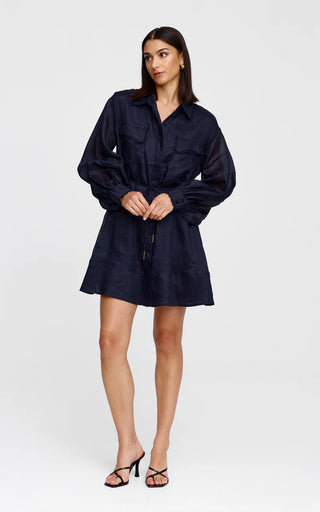 Laurel Mini Dress - Midnight | Kinney