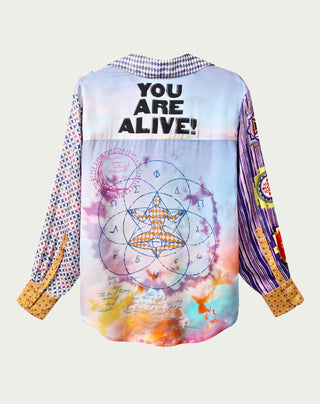 Isabel Runic Whisper Printed Shirt | Me369