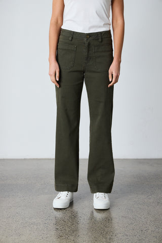 Chrome Jean - Olive | Lania