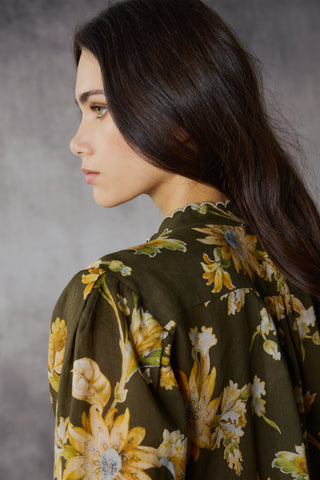 Celeste Shirt - Celeste Print | Lania