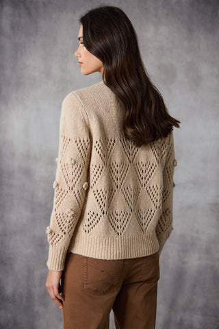 Trellis Cardi - Honey | Lania