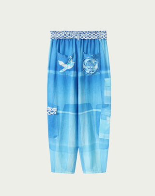Kai Indigo Belted Pants - Indigo | Me369