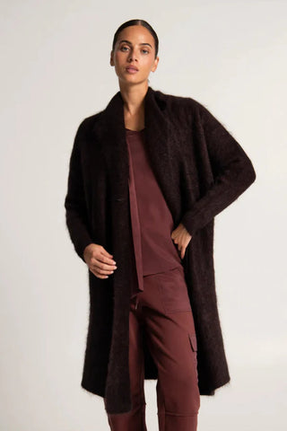 Blanc Coat - merlot | Lounge the Label