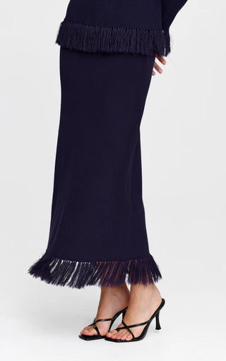 Marigold Knit Skirt - Midnight | Kinney