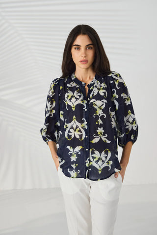 Montage Shirt - Indigo | Lania the Label