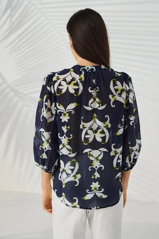 Montage Shirt - Indigo | Lania the Label