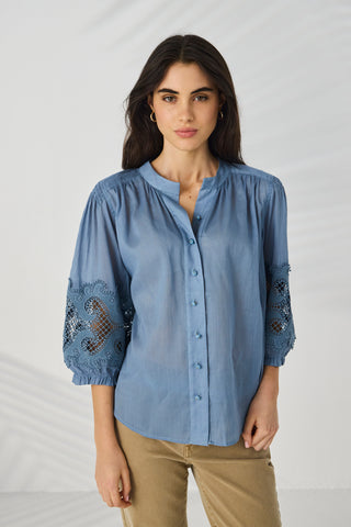 Austin Shirt – Dove | Lania The Label