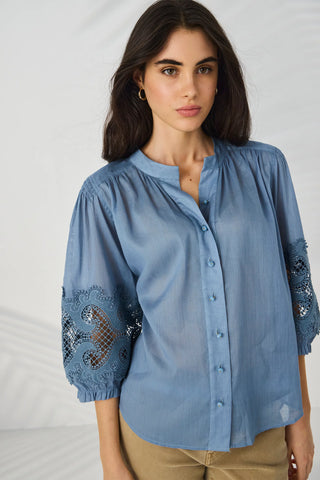 Austin Shirt - Dove | Lania the Label