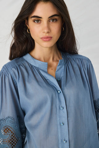 Austin Shirt - Dove | Lania the Label