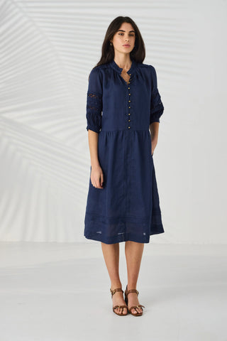 Spiral Dress - Sapphire | Lania the Label