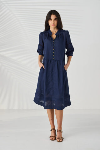 Spiral Dress - Sapphire | Lania the Label